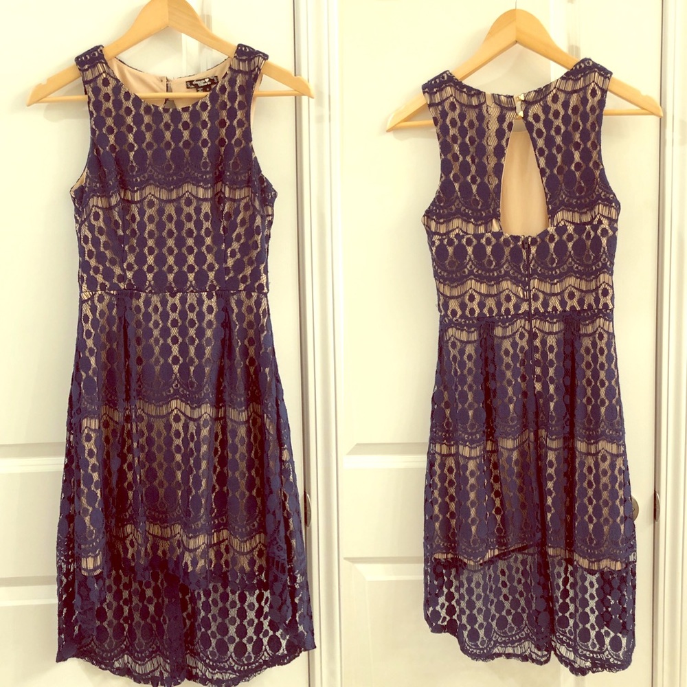 Navy semi formal dress